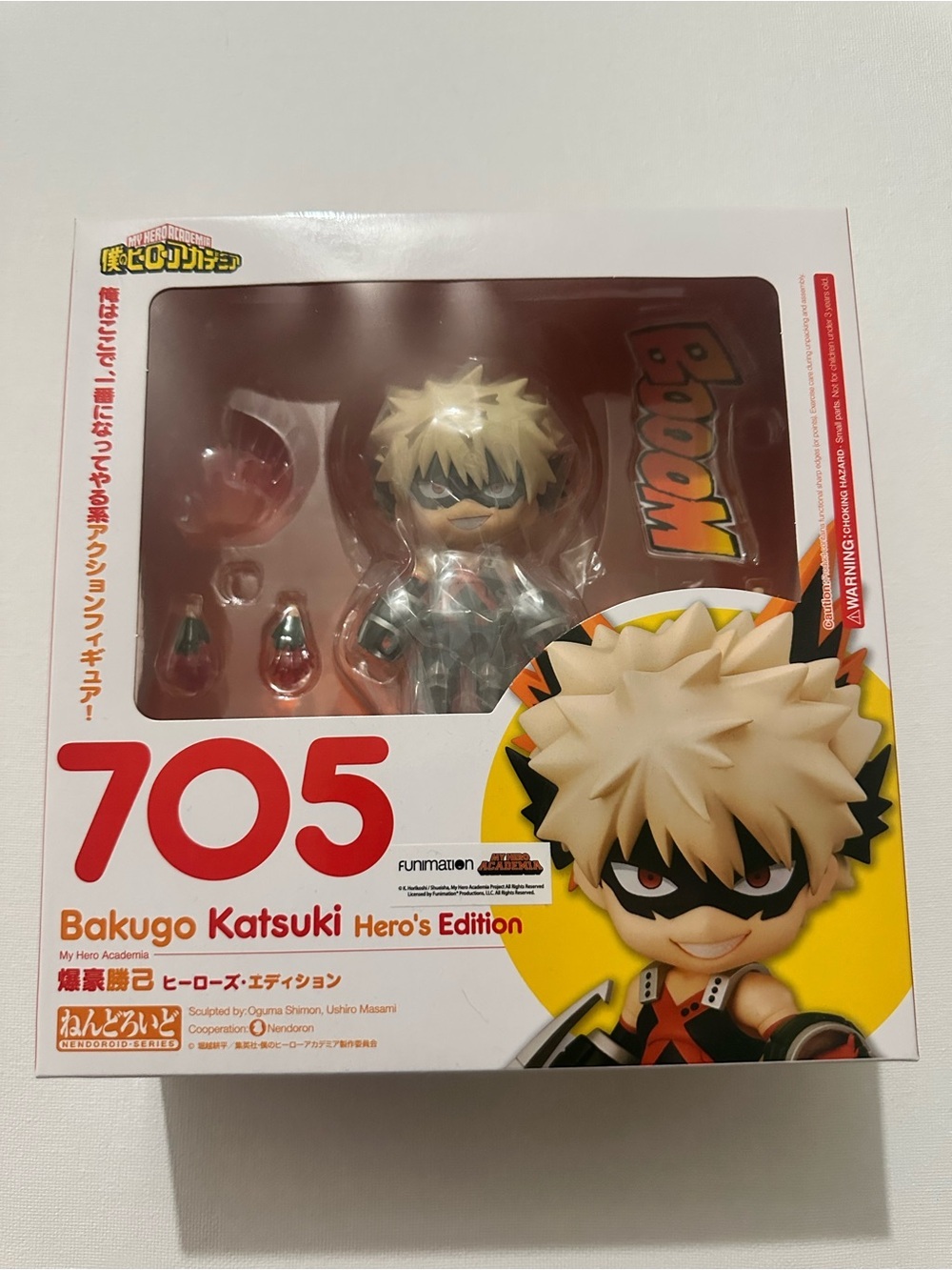 My Hero Academia Katsuki Bakugo (Hero's Edition) Nendoroid Action Figure 705 New